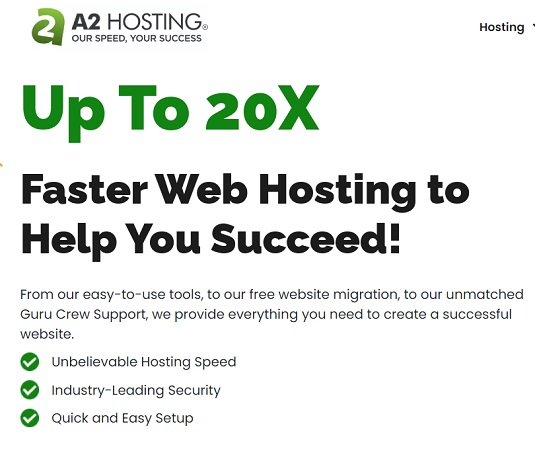 A2Hosting.com Rabattkoder